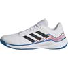 adidas Uomo Novaflight Volleyball Shoes, Cloud White / Core Black / Bright Royal, 39 1/3 EU