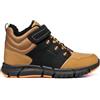 Geox J FLEXYPER BOY B ABX - Stivaletto, BLACK/DK YELLOW,