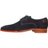 Melvin & Hamilton Bond 1 Duogrande Aster Backstrap, Oxford Uomo, Blu, 45 EU