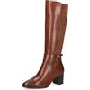 CAPRICE Stivali da donna con tacco a blocco eleganti, Marrone (Cognac Comb), 40,5 EU