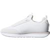 Calvin Klein Donna Sneakers Running Retro Sock Nylon con Logo, Bianco (Bright White/Chateau), 42