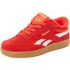 Reebok Club C Revenge, Scarpe da Ginnastica Unisex - Bimbi 0-24, Energyred Ftwrwhite Goldmet, 21.5 EU
