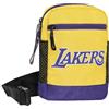 Franco Cosimo Panini NBA - Borsa a Tracolla Ufficiale NBA, Zaino Monospalla Regolabile, con Scomparti Multipli e Chiusure a Zip, Ideale per Scuola e Tempo Libero, 19x24x7 cm
