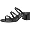 Tamaris Damen 1-27234-42, Sandali con Tacco Donna, Black, 37 EU