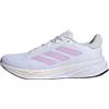 Adidas Donna Response Runner Shoes, Cloud White/Bliss Lilac/Orange Tint, 44 EU