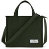KALIDI FANCY FOREST KALIDI - Borsa tote in velluto a coste con cerniera, borsa a tracolla, borsa a tracolla, borsa a tracolla per donne e ragazze