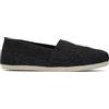 TOMS Alpargata Cloudbound, Mocassino Donna, Black Metallic Linen Stripe, 37.5 EU