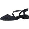 MARCO TOZZI Décolleté Slingback Donna Eleganti Vegane, Blu (Navy Metallic), 36 EU