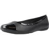 Geox Ballerine da Donna D Charlene B, Nero, 38 EU