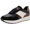 Geox D Runntix, Scarpe da Ginnastica Donna, Nero, 37 EU
