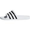 adidas Unisex - Adulto Adilette Aqua Slides Slipper, Cloud White / Core Black / Cloud White, 47 EU