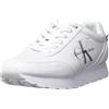 Calvin Klein Sneaker Cayle Donna, Bianco 143, 38 EU