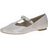 CAPRICE Slip-on da Donna in Pelle con Fibbia, Crema (Snow Naplak), 40,5 EU