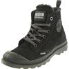 Palladium Donna Pampa Hi Zip WL Basket, Black/Black, 41.5 EU, Nero, 41.5 EU