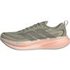 adidas Uomo Supernova Glide Running Shoes, Wonder Cargo/Olive Strata/Lucid Orange, 45 1/3 EU