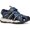 Geox J Borealis Boy B, Sandalo, Denim/Grey, 24 EU