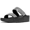 Fitflop Lulu Maxi-Crystal Two-Bar Slides, Sandali a Ciabatta Donna