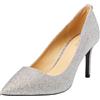 Michael Kors 40H3ALMP1D-040 Alina Flex Pump Donna, Silver EU 39.5