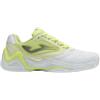 Joma Scarpe Tennis da Donna, 37-41, Stabilità e Resistenza - Set Lady, Bianco Giallo, 38 EU