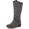 Rieker Donna Stivali 94652, Signora Stivali Invernali,Idrorepellente,riekerTEX