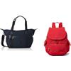 Kipling ART, Tote Bag, Donna, Blue Bleu 2, Taglia unica City Pack S, Zaino Donna, Rosso (Red Rouge), Taglia unica
