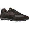 Geox U Snake 2.0 C, Scarpe da Ginnastica Uomo, caffè Scuro, 41 EU