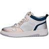 bugatti 435-AI332, Scarpe da Ginnastica Donna, Argento/Multicolore, 38 EU