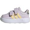 adidas Unisex - Bimbi 0-24 BREAKNET 3.0 Shoes Infants, Ice Lavender/Ice Tangerine/Silver Met., 27 EU