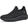 Tamaris Comfort sneaker slip-on da donna da infilare vegani, Nero (Black), 37 EU