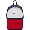FILA Formosa Backpack S'Cool Two, Zaino Unisex-Adulto, Medieval Blue-Bright White-True Red, Taglia Unica