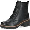 CAPRICE Stivaletti da donna in pelle foderati, Nero (Black Nappa), 37 EU
