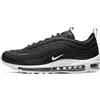 Nike Air Max 97, Scarpe Da Ginnastica Basse Uomo, Nero Black White 001, 36 EU