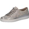 CAPRICE Sneaker da Donna in Pelle, Bianco (Offwhite/Silv.), 37 EU