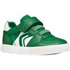 Geox Ragazzo B GISLI Boy A Sneaker, Verde/Bianco, 23 EU