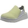 Fly London Women's Plog430fly Sandal, Giallo chiaro., 40 EU