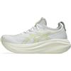 Asics Scarpe da Corsa da Uomo Gel-Nimbus 27, Bianco/Giallo Huddle, 46.5 EU