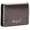 Desigual portafoglio Mone Capsule Tiny Greta Medium Wallet Plata Oscura malva
