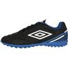 Umbro Classico 13 Tf, Scarpa da Calcio Uomo, Nero Bianco Royal, 45 EU