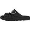 Clarks Solsbury Strap Mens Black Leather, 10
