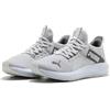 Puma Softride Enzo 5 Slip Tech Wns Scarpe da Corsa su Strada, Grigio glaciale, Rosa Cipria, Grigio Scuro, Taglia 40