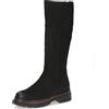 CAPRICE Stivali da donna in pelle con cerniera, Nero (Black Nubuc), 40 EU