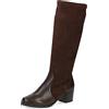CAPRICE 9-25517-41, Stivali con tacco Donna, Marrone (Dk Brown Comb), 37.5 EU