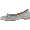 Andrea Conti Damen Ballerina, Donna, Grigio Chiaro, 36 EU