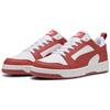 Puma Rebound V6 Low, Sneaker Unisex - Adulto, White Red Fire, 43 EU