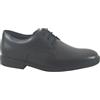 Clarks Jonwin Step Y Childrens Black Leather, 4