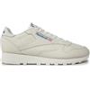 Reebok Classic Leather, Scarpe da Ginnastica Unisex - Adulto, Chalk/VECBLU/VECRED, 42.5 EU