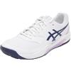 Asics 1042A237-104 Gel-Dedicate 8 Donna, White/Indigo Fog EU 42.5