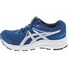 Asics Contend 7 GS, Scarpe da Ginnastica Basse Unisex - Adulto, Lake Drive/Argento Puro, 32.5 EU