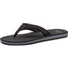Quiksilver Carver Suede, Infradito Uomo, Nero Solid Black Sbkm, 43 EU