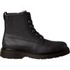 Calvin Klein Uomo Stivali Mezza Gamba Combat Lace Up Zip in Pelle, Blu (Navy/Black), 41
